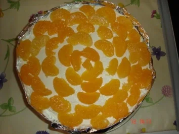 Rezept: Mandarinenkuchen mit Quark-Sahne Füllung Bild Nr. 2 Mandarinenkuchen mit Quark-Sahne Füllung - Rezept - Bild Nr. 2