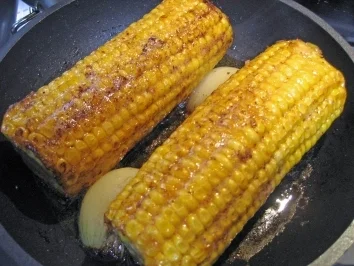 Süßer Mais gebraten ... - Rezept - Bild Nr. 2