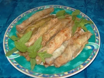 Rezept: Gefüllte Weißkohlröllchen, Malfoof mechsche Gefüllte Weißkohlröllchen, Malfoof mechsche - Rezept