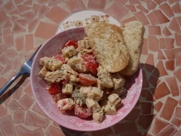 Frischkäse-Nudelsalat - Rezept