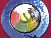 Orangensoufflé mit verschiedenen Soßen - Rezept