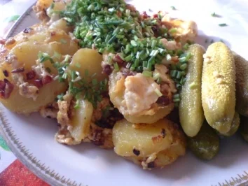 Rezept: Bratkartoffeln mit Ei Bild Nr. 14 Bratkartoffeln mit Ei - Rezept - Bild Nr. 14
