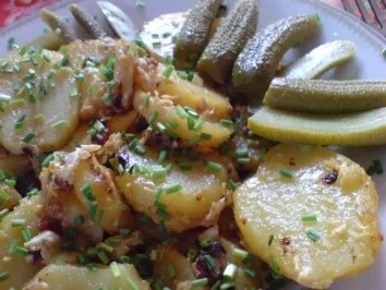 Rezept: Bratkartoffeln mit Ei Bild Nr. 13 Bratkartoffeln mit Ei - Rezept - Bild Nr. 13