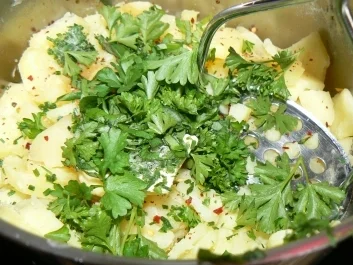 Osterhäschen auf Gemüsebett im Dialog mit Kalbsbraten - Rezept - Bild Nr. 3