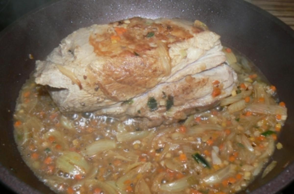 Osterhäschen auf Gemüsebett im Dialog mit Kalbsbraten - Rezept - Bild Nr. 6