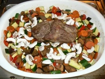 Osterhäschen auf Gemüsebett im Dialog mit Kalbsbraten - Rezept - Bild Nr. 8