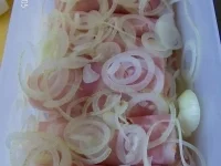 Zwiebelfleischröllchen sauer angemacht - Rezept