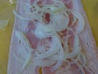 Zwiebelfleischröllchen sauer angemacht - Rezept