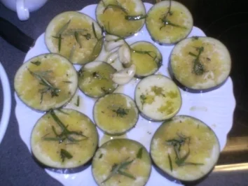 Gebackene Auberginen - Rezept