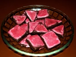 Rezept: Rosa Schokoplätzchen Rosa Schokoplätzchen - Rezept