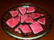 Rosa Schokoplätzchen - Rezept
