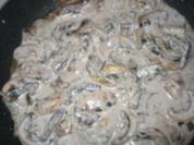 Pilze in Käsesoße - Rezept