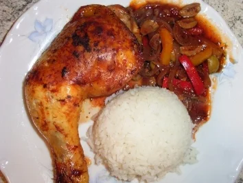 Rezept: Hähnchenkeulen la Province Hähnchenkeulen la Province - Rezept