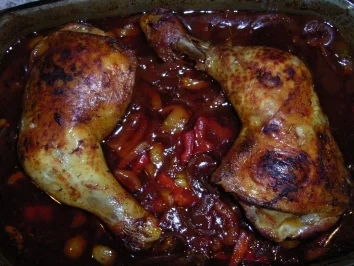 Rezept: Hähnchenkeulen la Province Bild Nr. 2 Hähnchenkeulen la Province - Rezept - Bild Nr. 2