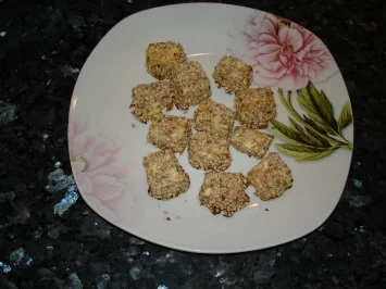 Fetakäse im Sesammantel - Rezept