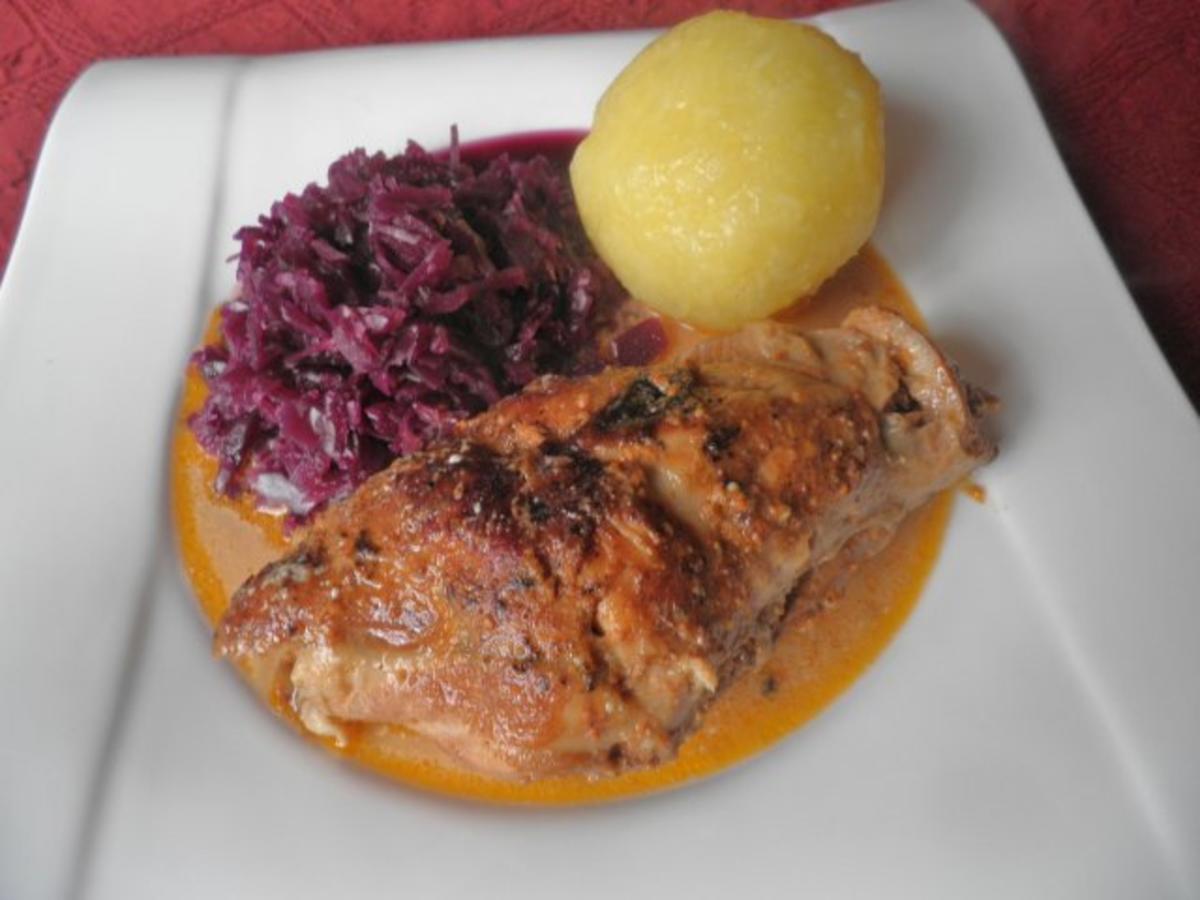 Bilder für Kaninchenkeule Mein Osteressen ! - Rezept