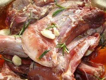 Rezept: gegrilltes Wildschwein mit Focaccia Bild Nr. 3 gegrilltes Wildschwein mit Focaccia - Rezept - Bild Nr. 3