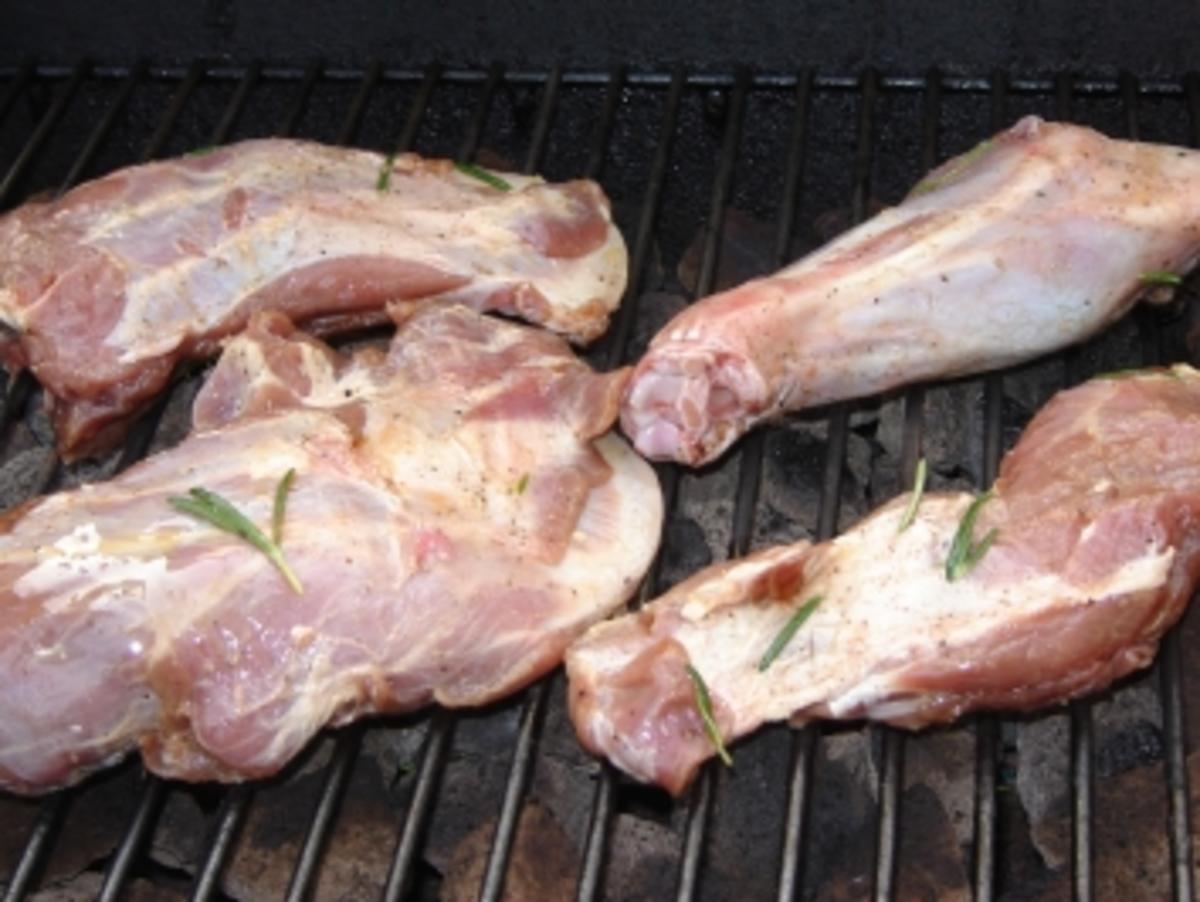 gegrilltes Wildschwein mit Focaccia - Rezept - Bild Nr. 6