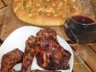 gegrilltes Wildschwein mit Focaccia - Rezept