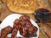gegrilltes Wildschwein mit Focaccia - Rezept