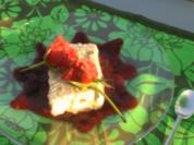 Mohnparfait auf Fruchtspiegel - Rezept
