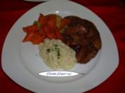 Hühnerbrust in Rotweinzwiebel - Rezept - Bild Nr. 2
