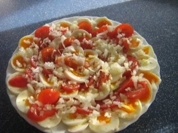 Rezept: Tomaten - Eier - Salat Tomaten - Eier - Salat - Rezept