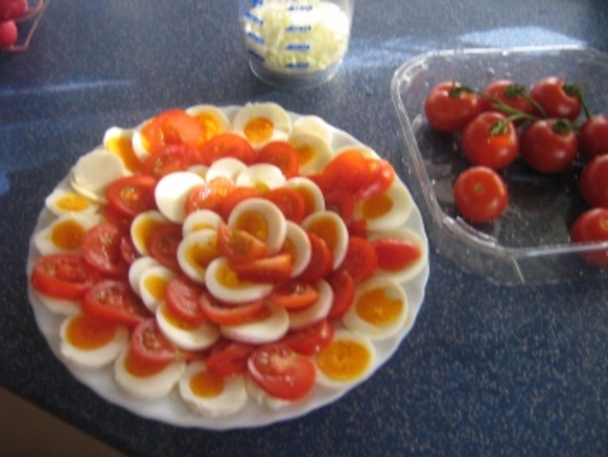 Tomaten - Eier -  Salat - Rezept - Bild Nr. 2