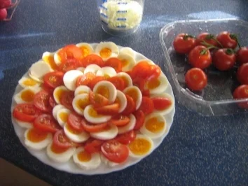 Rezept: Tomaten - Eier - Salat Bild Nr. 2 Tomaten - Eier - Salat - Rezept - Bild Nr. 2