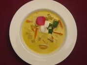 Muschelsuppe mit Orangen und Currypaste - Rezept