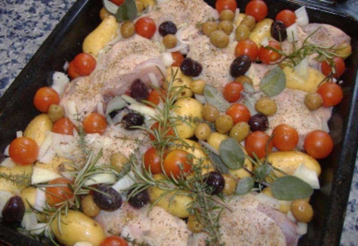 Provencalisches Hähnchen - Rezept