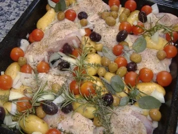 Rezept: Provencalisches Hähnchen Provencalisches Hähnchen - Rezept