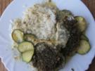 Fischfilet mit knuspriger Kräuterkruste und Zucchini - Rezept