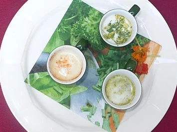 Trilogie von Macchiatosuppe - Rezept