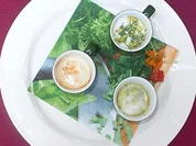 Trilogie von Macchiatosuppe - Rezept