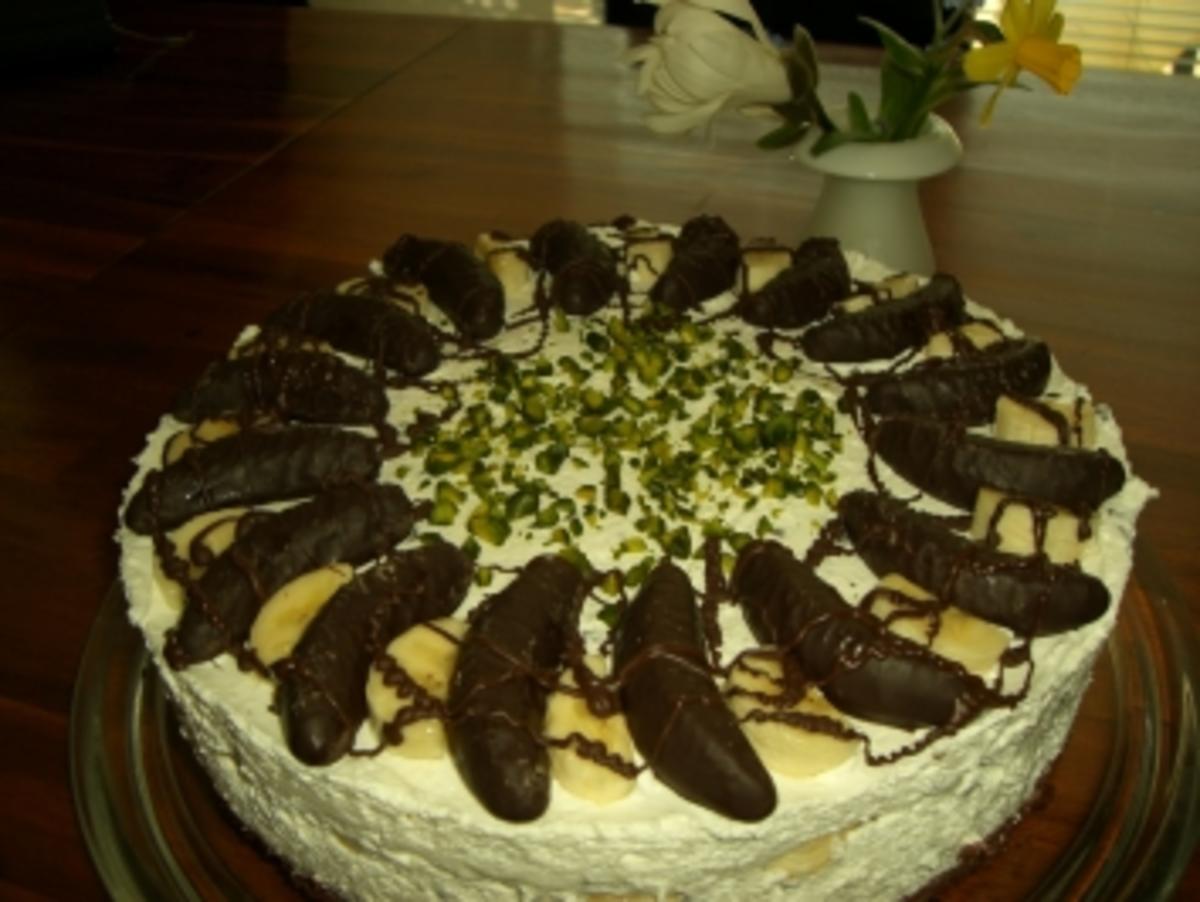 Torte : Stracciatella-Bananen-Torte - Rezept - Bild Nr. 2