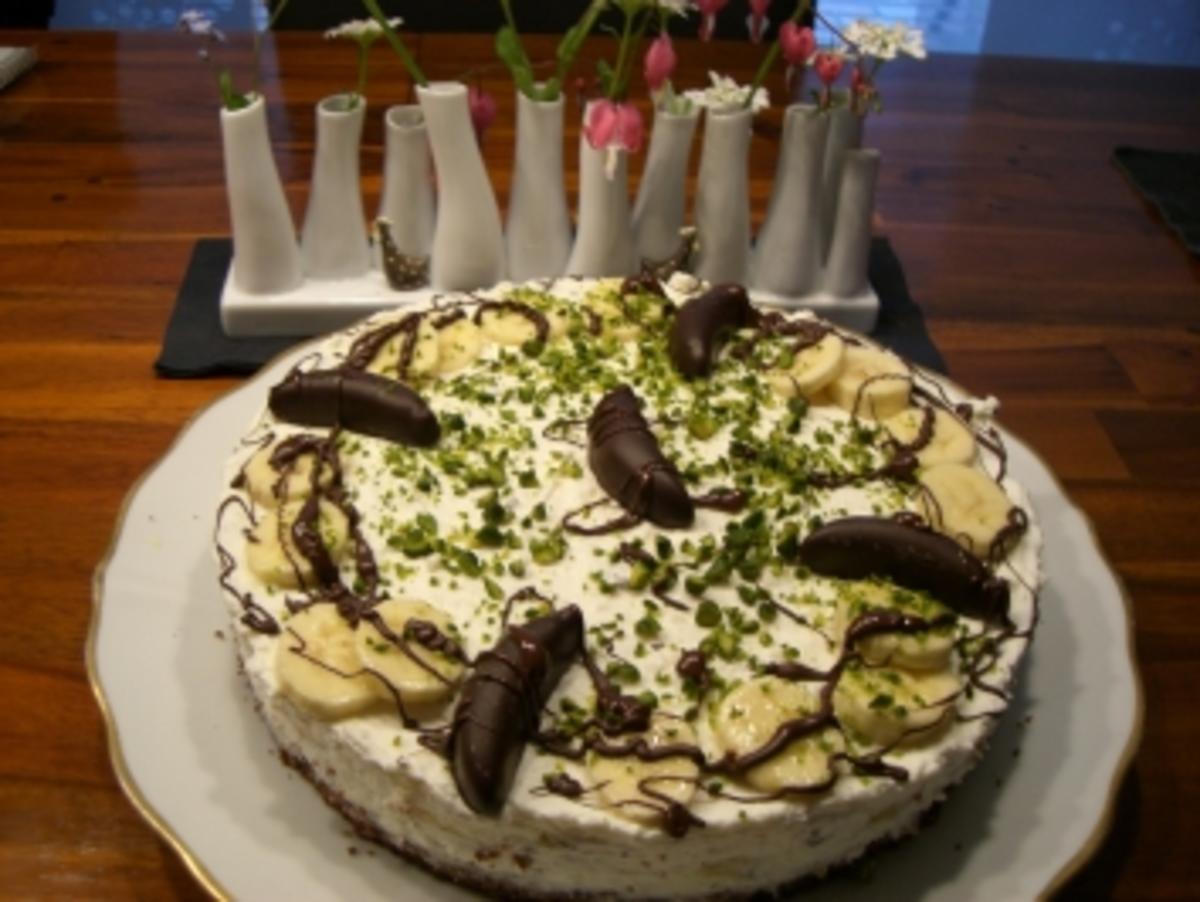 Torte : Stracciatella-Bananen-Torte - Rezept - Bild Nr. 3