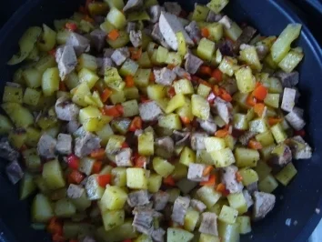 Hauptspeise: Bratenrestepfanne - Rezept - Bild Nr. 3