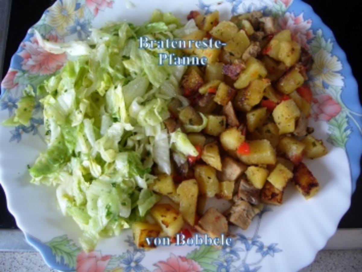 Bilder für Hauptspeise: Bratenrestepfanne - Rezept