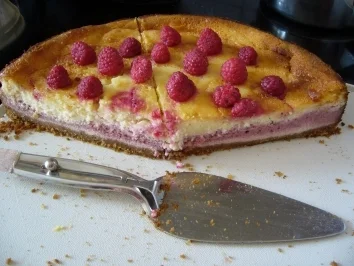 Kuchen: Quark-Himbeer-Kuchen - Rezept - Bild Nr. 3