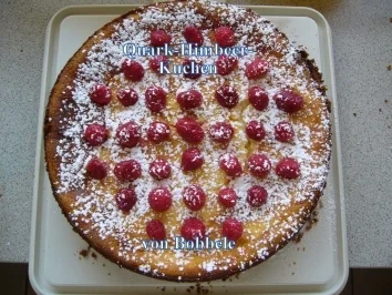 Kuchen: Quark-Himbeer-Kuchen - Rezept