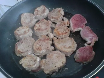 Medaillons auf Bohnen-Tomaten-Gemüse - Rezept - Bild Nr. 8