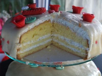 Nuß-Sahne-Torte - Rezept