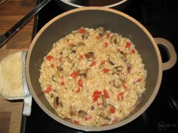 Paprika-Pilz-Risotto - Rezept - Bild Nr. 2