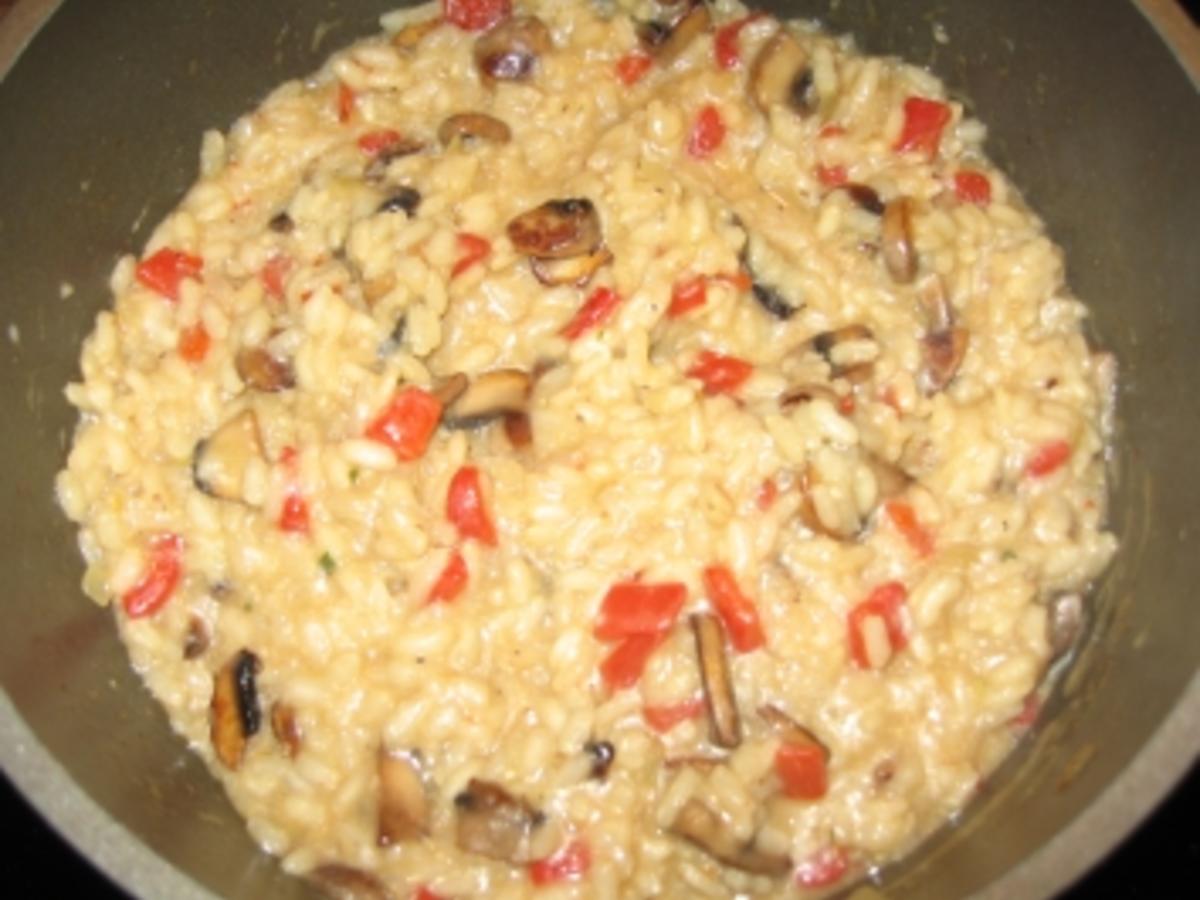 PaprikaPilzRisotto Rezept mit Bild kochbar.de