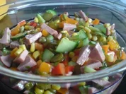 Bunter Maiskornsalat - Rezept