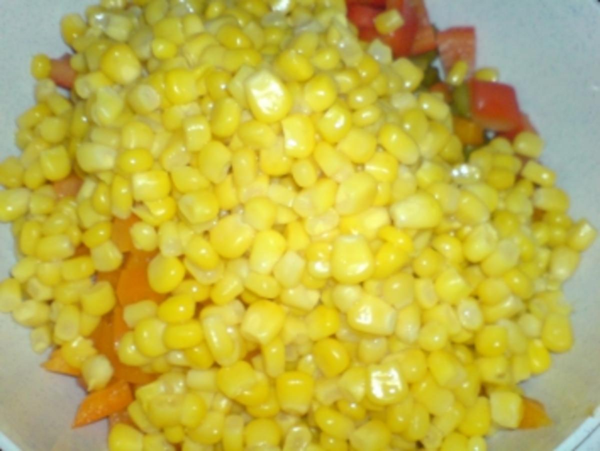 Bunter Maiskornsalat - Rezept - Bild Nr. 5