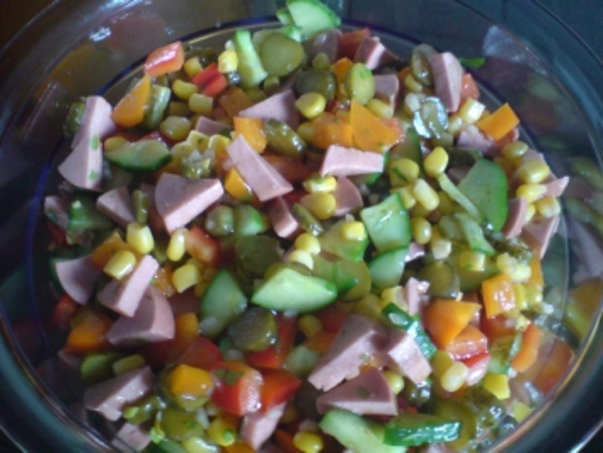 Bunter Maiskornsalat - Rezept - Bild Nr. 7