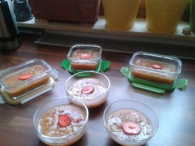 Rhabarber-Apfel-Pudding - Rezept - Bild Nr. 3