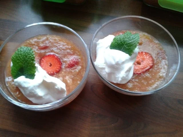 Rhabarber-Apfel-Pudding - Rezept - Bild Nr. 5